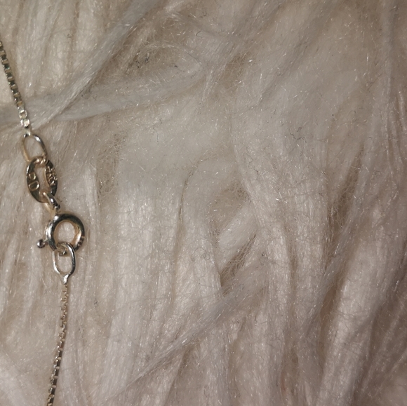 Vintage Pearl white and silver necklace - Picture 10 of 12